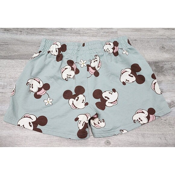 Disney Minnie Mouse  Minnie & Mickey Mouse Print Shorts Size Medium - Picture 5 of 9